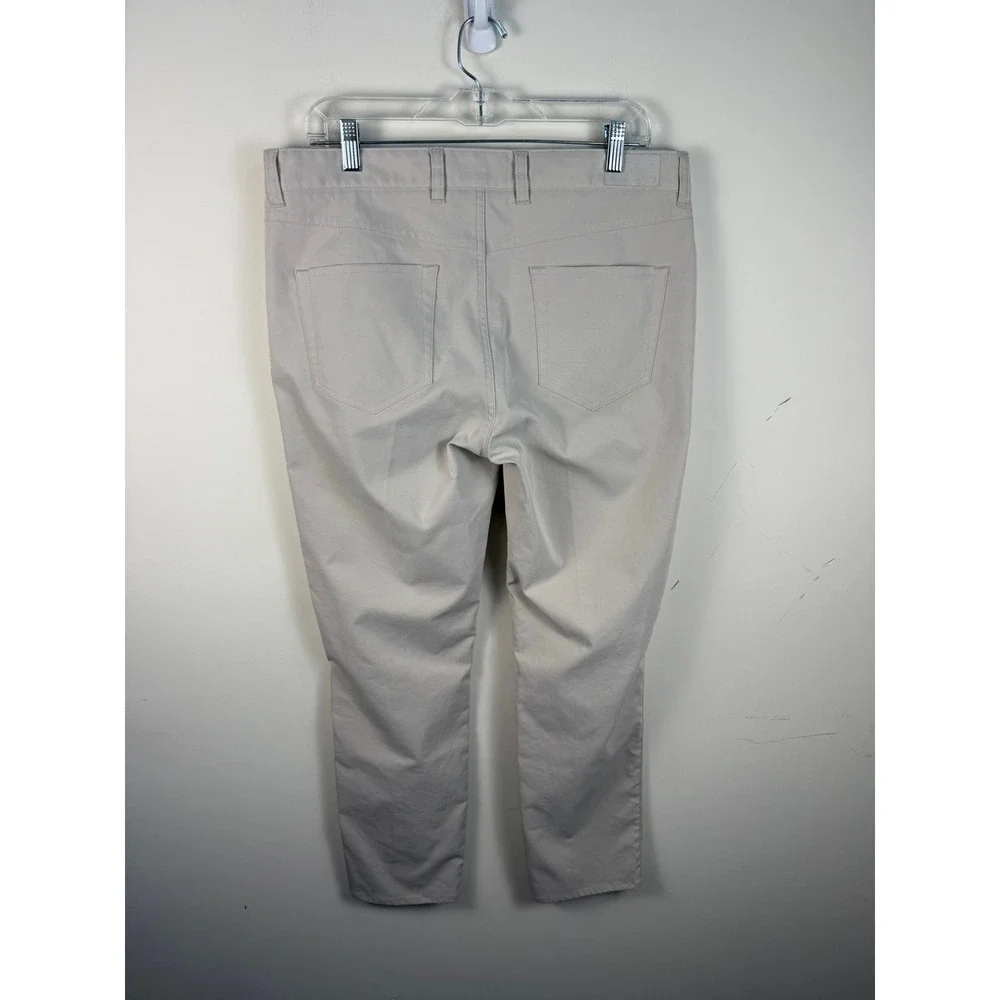 Peter Millar EB66 Performance Five-Pocket Pants Mens 35/30 Sand Beige MS24EB66FB
